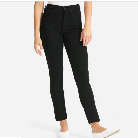 Everlane Denim - EVERLANE High Rise Straight Jeans